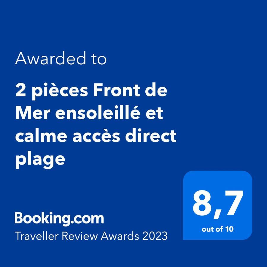 2 pièces Front de Mer ensoleillé et calme accès direct plage Cabourg Extérieur photo